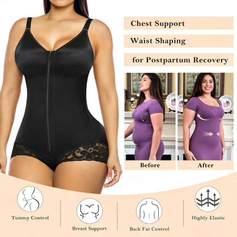 🔥50% OFF NOW!🔥 Tummy-sculpting bodysuit—waist-shaping, butt-lifting, and strong compression; flatters the figure; also available in plus sizes
