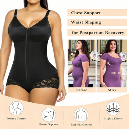 🔥50% OFF NOW!🔥 Tummy-sculpting bodysuit—waist-shaping, butt-lifting, and strong compression; flatters the figure; also available in plus sizes