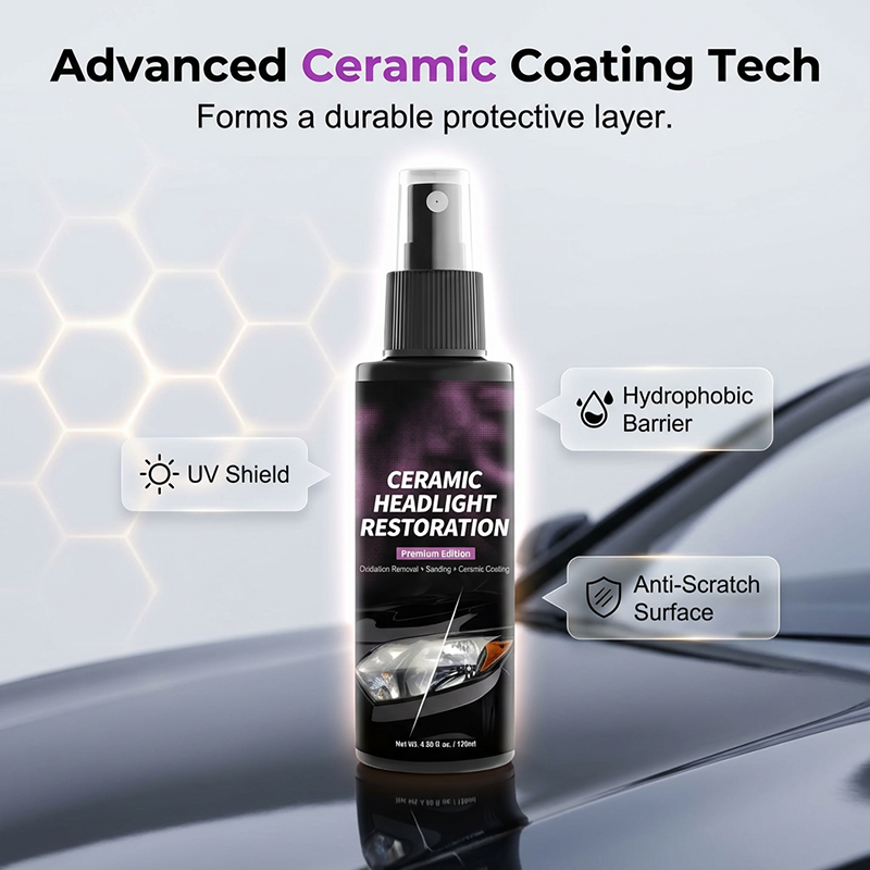 Ceramic Headlight Restoration Spray