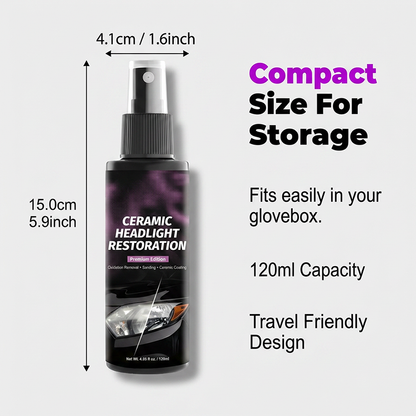 Ceramic Headlight Restoration Spray