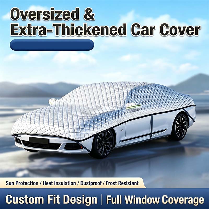 🏆 LIMITED-TIME 50% OFF! ❄️Car Windshield Snow Cover – All‑season, multi‑layer. Covers hood, glass & side windows. Strong straps, no slipping! 🚙💨