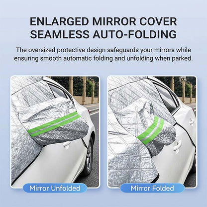 🏆 LIMITED-TIME 50% OFF! ❄️Car Windshield Snow Cover – All‑season, multi‑layer. Covers hood, glass & side windows. Strong straps, no slipping! 🚙💨