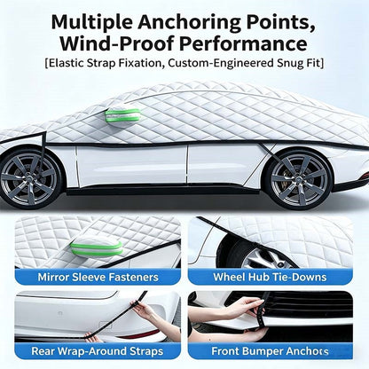 🏆 LIMITED-TIME 50% OFF! ❄️Car Windshield Snow Cover – All‑season, multi‑layer. Covers hood, glass & side windows. Strong straps, no slipping! 🚙💨