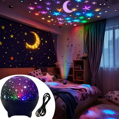 USB LED Galaxy Projector Night Light