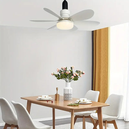 🔥Sale 58%OFF-💡🔥2-IN-1 PORTABLE CEILING FAN & LIGHT with Remote Control