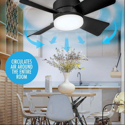 🔥Sale 58%OFF-💡🔥2-IN-1 PORTABLE CEILING FAN & LIGHT with Remote Control