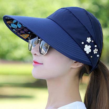 💐50% DE RÉDUCTION ! Beach Sun Hat with Ponytail Hole – Lightweight & Quick-Dry 🏖️☀️ 【Special Offer】