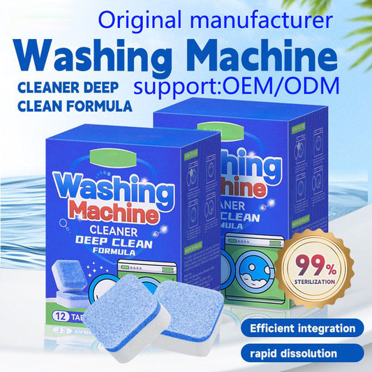 🧼 Washing Machine Cleaner Tablets – Deep Clean, Remove Odor & Keep Your Washer Fresh ✨🏠