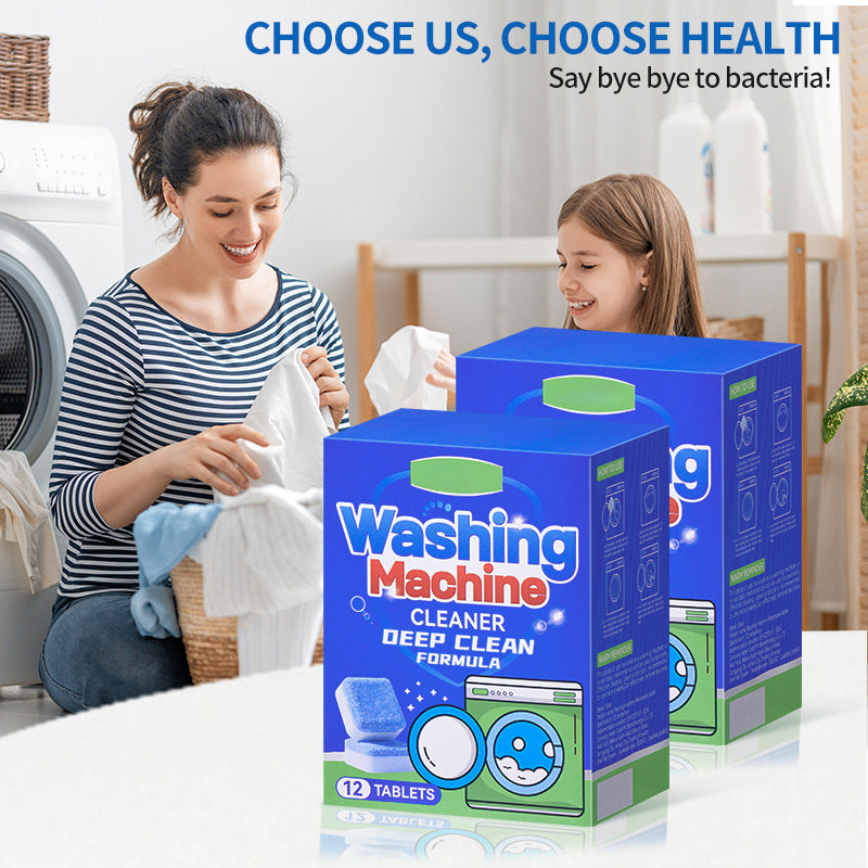 🧼 Washing Machine Cleaner Tablets – Deep Clean, Remove Odor & Keep Your Washer Fresh ✨🏠