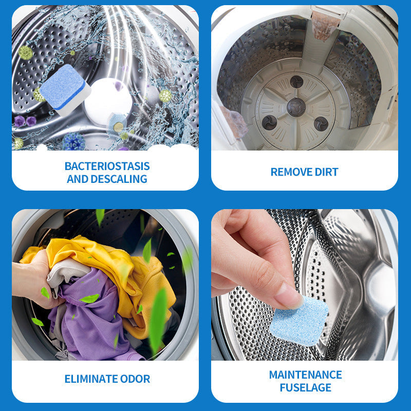 🧼 Washing Machine Cleaner Tablets – Deep Clean, Remove Odor & Keep Your Washer Fresh ✨🏠