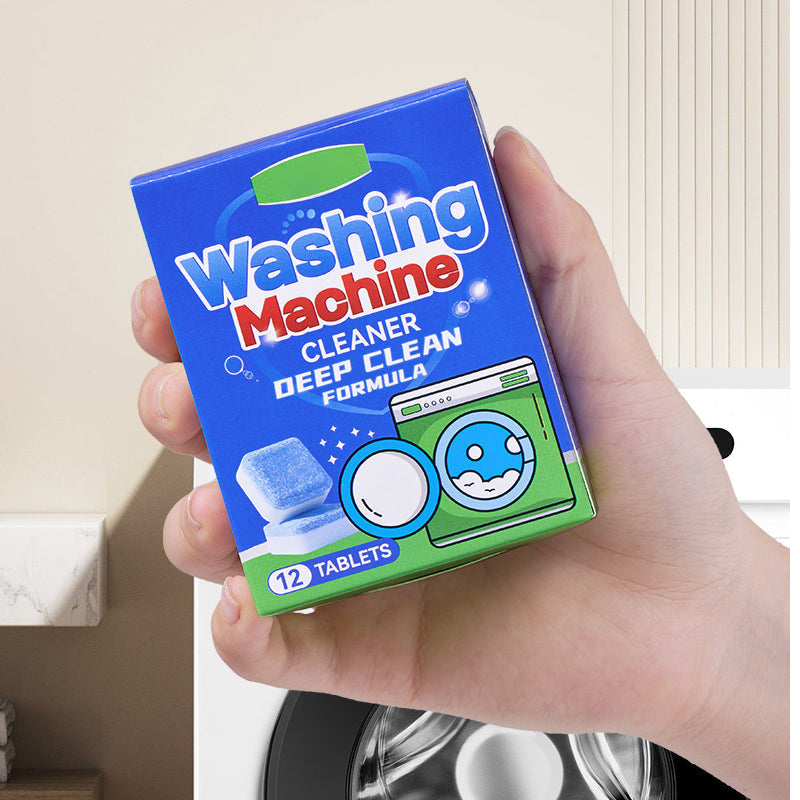 🧼 Washing Machine Cleaner Tablets – Deep Clean, Remove Odor & Keep Your Washer Fresh ✨🏠