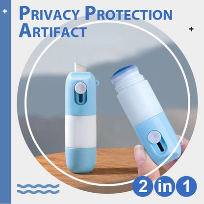 📢📢50% OFF !! ⏰🔪 Thermal Paper Correction Fluid with Unboxing Knife – 2-in-1 ✨