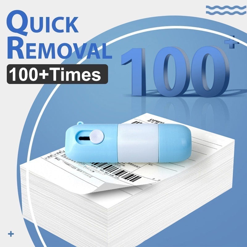📢📢50% OFF !! ⏰🔪 Thermal Paper Correction Fluid with Unboxing Knife – 2-in-1 ✨