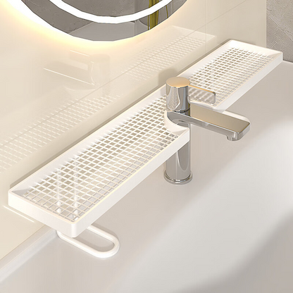 🔥50% Off Limited Time！💦Say Goodbye To Messy & Limescale‑Stained Desktops 🔥Over-the-Faucet Sink Organizer Shelf
