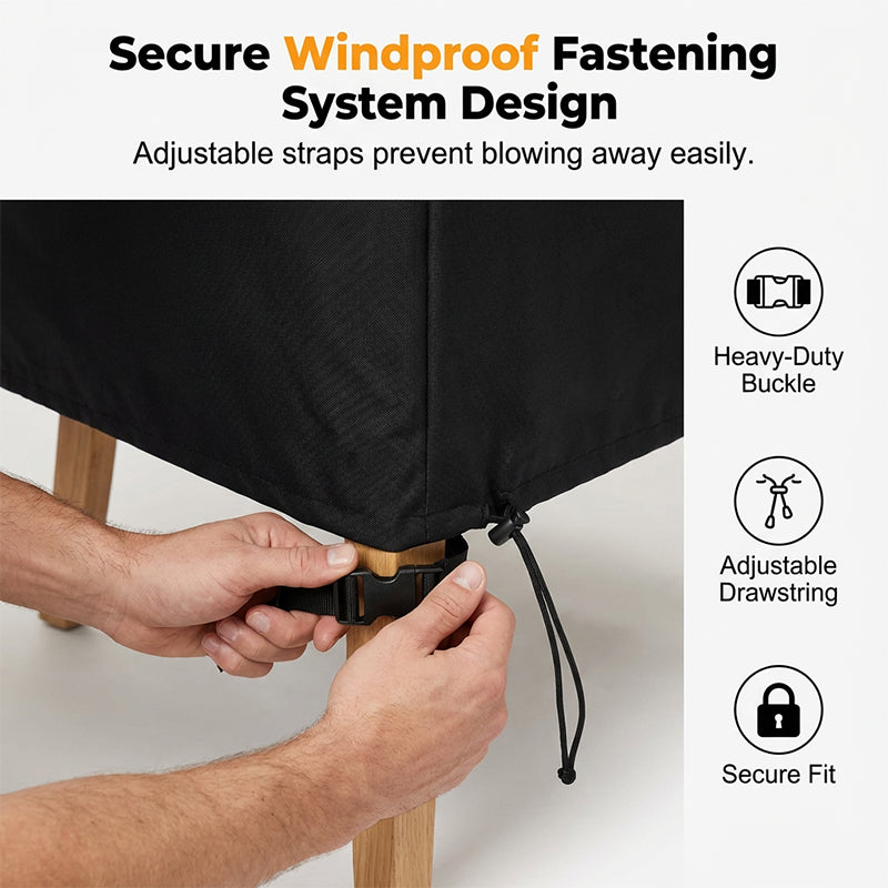 ⏳Time-Limited Special⏰Outdoor Dust-Proof and Water-Resistant Cover – Heavy-Duty, Windproof & All-Weather Furniture Protection ✨