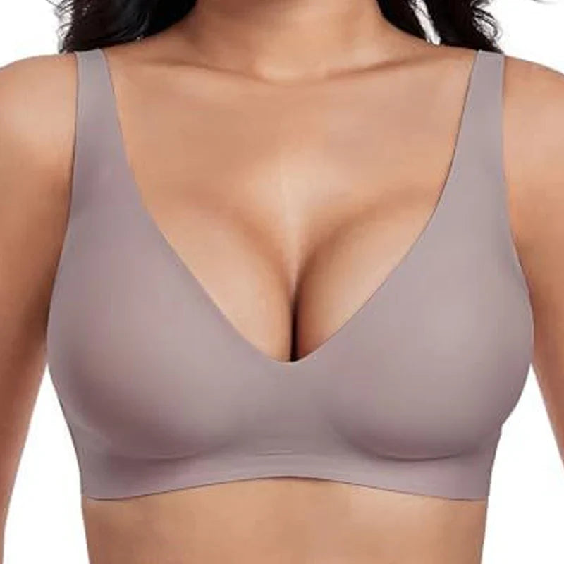 ⏳LAST DAY OF THE 50% OFF SALE💕Comfortable wireless bras for women, seamless, with a deep V-neckline, perfect for everyday wear