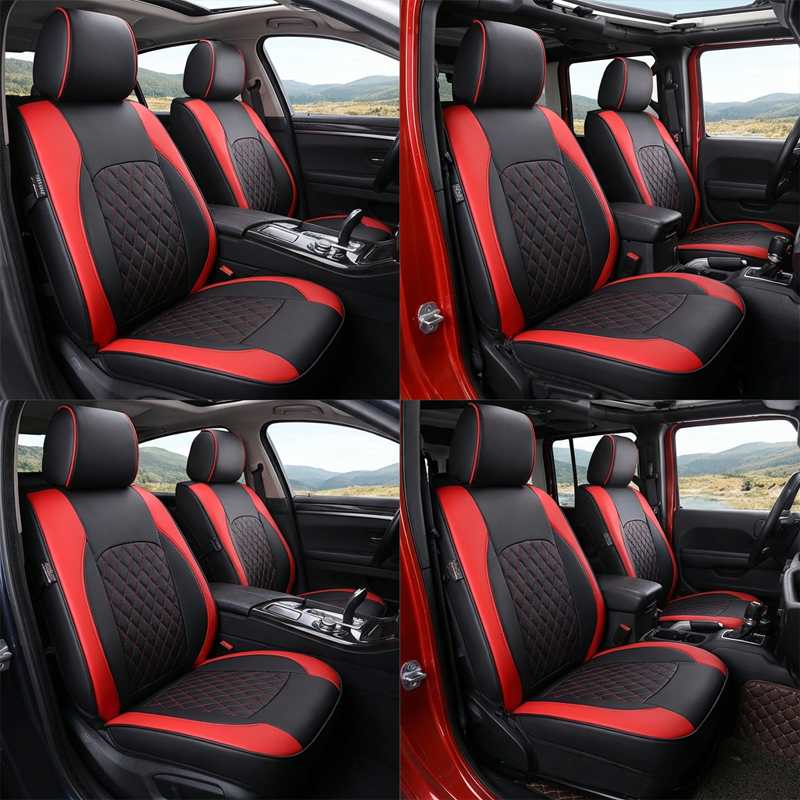 ⏳Time-Limited Special⏰9-Piece Universal Fit Leather Car Seat Cover Set-b