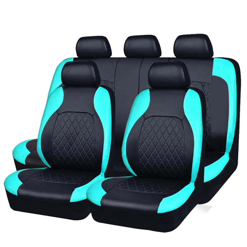 ⏳Time-Limited Special⏰9-Piece Universal Fit Leather Car Seat Cover Set-b