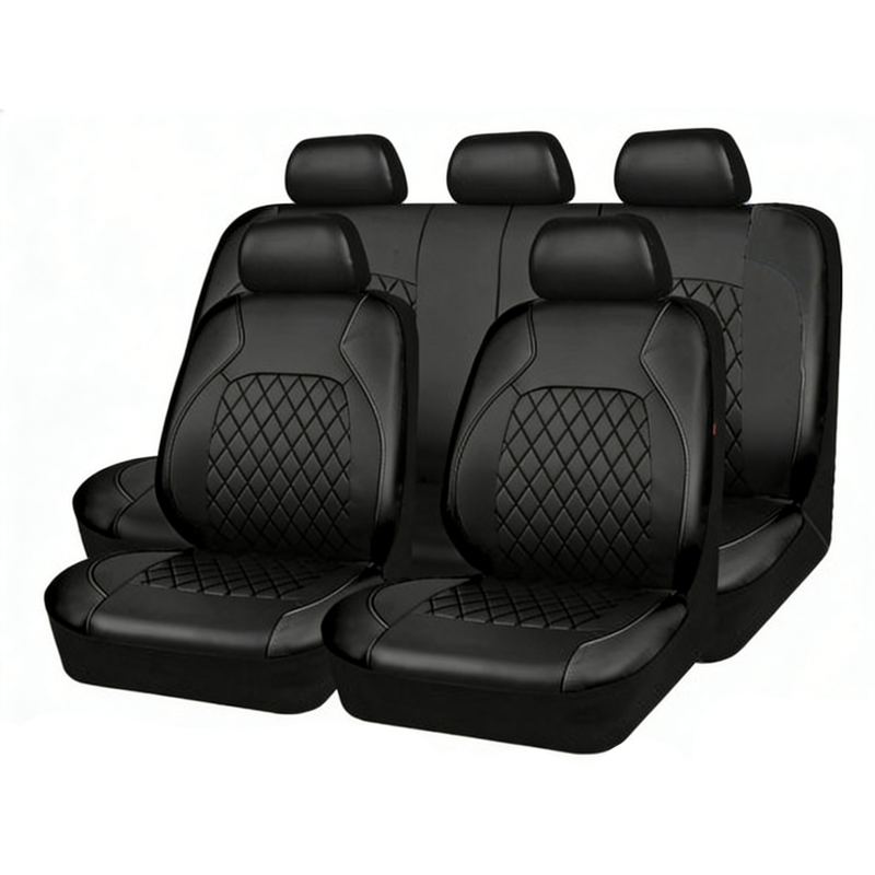 ⏳Time-Limited Special⏰9-Piece Universal Fit Leather Car Seat Cover Set-b