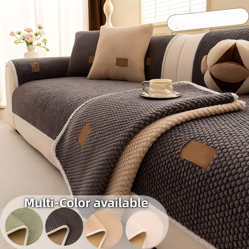 Thickened Non-Slip Sofa Cover – Ultra-Soft, Washable, Scratch-Resistant & Pet-Friendly, 4 Colours 🛋️✨