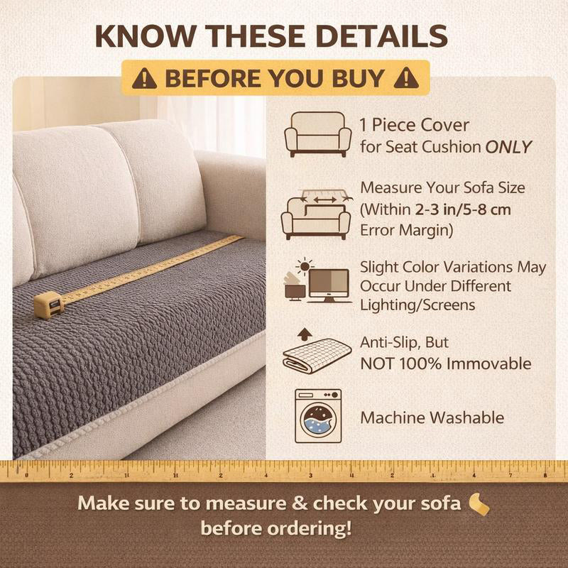 Thickened Non-Slip Sofa Cover – Ultra-Soft, Washable, Scratch-Resistant & Pet-Friendly, 4 Colours 🛋️✨