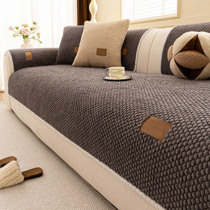 Thickened Non-Slip Sofa Cover – Ultra-Soft, Washable, Scratch-Resistant & Pet-Friendly, 4 Colours 🛋️✨