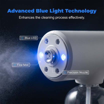 📢📢57% OFF !! ⏰ Cordless Nano Atomizer – Touchless Disinfecting, Blue Light – For Home, Office & Car 🏠