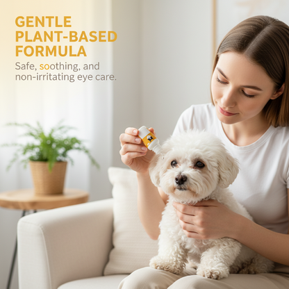 🏆LAST DAY BUY 2 GET 1 FREE!!🐕👁️Gentle Pet Eye Drops for Dogs & Cats | Neutral pH, No Burn Formula - Relieve Eye Inflammation, Clean Tear Stains & Refresh Pet Eyes
