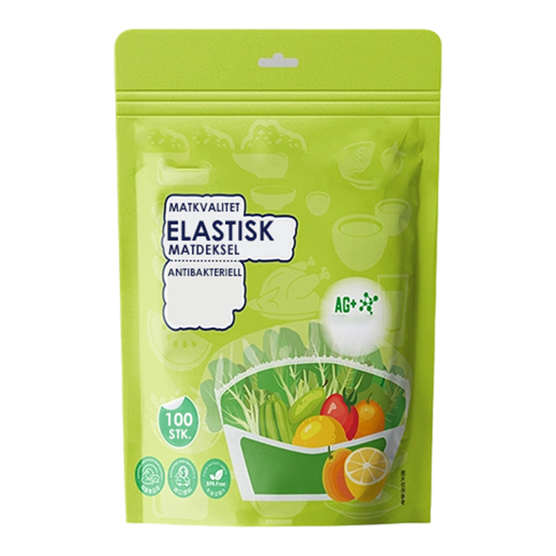 100 pieces. Food-grade elastic food cover - Antibacterial