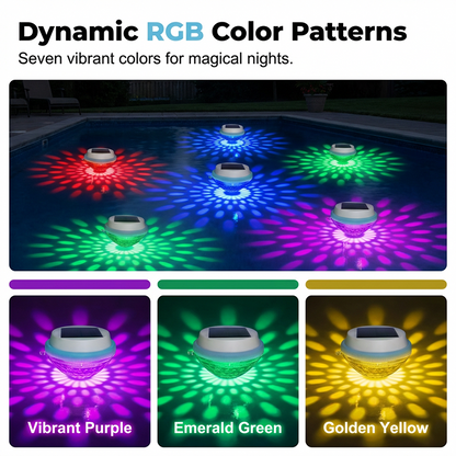 🏊‍♂️☀️ LED Solar Floating Pool Light – Color Changing, Auto On/Off, Waterproof. Perfect for Pool, Pond or Spa – Creates Magical Night Atmosphere! 💡🌙✨