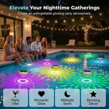 🏊‍♂️☀️ LED Solar Floating Pool Light – Color Changing, Auto On/Off, Waterproof. Perfect for Pool, Pond or Spa – Creates Magical Night Atmosphere! 💡🌙✨