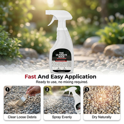 50% OFF Spray-On Rock & Mulch Binder | Heavy-Duty Landscape Gravel Fixer