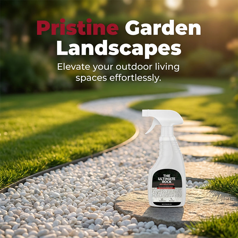 50% OFF Spray-On Rock & Mulch Binder | Heavy-Duty Landscape Gravel Fixer