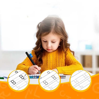 Magic Grooved Copybook Writing Practice Set
