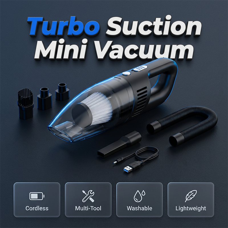 Mini Cordless Handheld Vacuum Cleaner