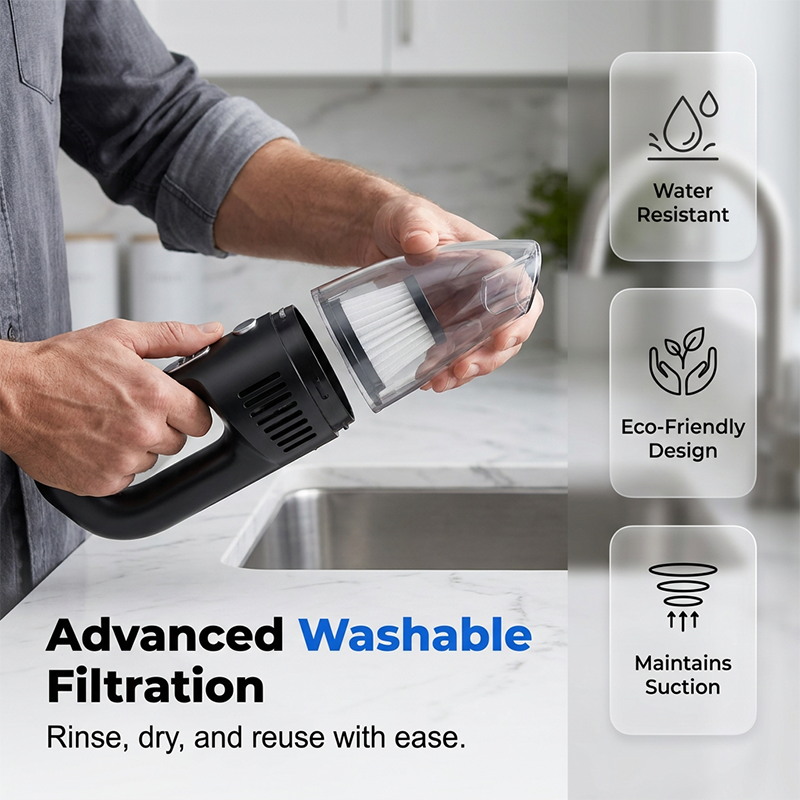 Mini Cordless Handheld Vacuum Cleaner