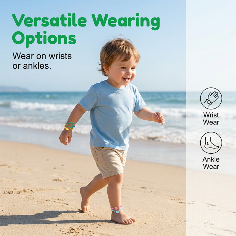 Fun-Shaped Plant-Based Mosquito Repellent Bracelets