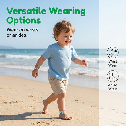 Fun-Shaped Plant-Based Mosquito Repellent Bracelets