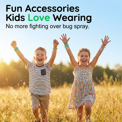 Fun-Shaped Plant-Based Mosquito Repellent Bracelets