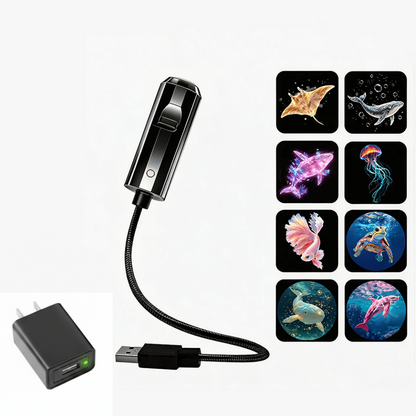 Projetor HD «Galaxy & Ocean» com tecnologia Plug-and-Play como luz noturna🥳Mais de 50 000 utilizadores satisfeitos