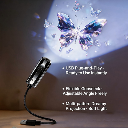 Projetor HD «Galaxy & Ocean» com tecnologia Plug-and-Play como luz noturna🥳Mais de 50 000 utilizadores satisfeitos