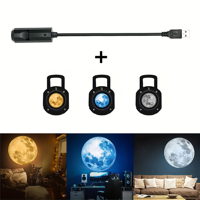 Projetor HD «Galaxy & Ocean» com tecnologia Plug-and-Play como luz noturna🥳Mais de 50 000 utilizadores satisfeitos