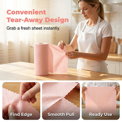 ⚡50% OFF NOW💥Reusable Microfiber Cleaning Cloth Roll