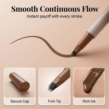 🥳2026 HOT SALE🥳💞50K+ SOLD!✨🖌️ 50% OFF! Microblading Eyebrow Pen – 0.1mm fork tip, hair‑like strokes. Waterproof, smudge‑proof. Natural brows in seconds! 💁‍♀️🌸