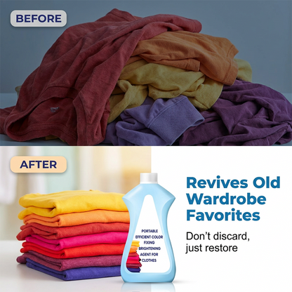 Portable Efficient Color Fixing ＆ Brightening Agent For Clothes