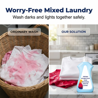 Portable Efficient Color Fixing ＆ Brightening Agent For Clothes