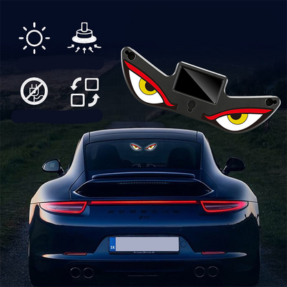 📢📢50% OFF !! ⏰Solar Powered Devil's Eye LED Car Warning Light