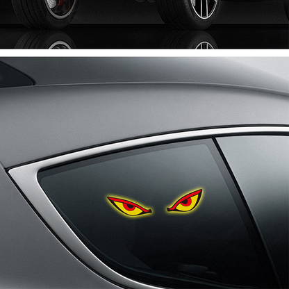📢📢50% OFF !! ⏰Solar Powered Devil's Eye LED Car Warning Light
