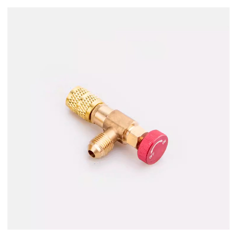 HVAC Refrigerant Charging Safety Valves