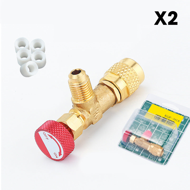 HVAC Refrigerant Charging Safety Valves